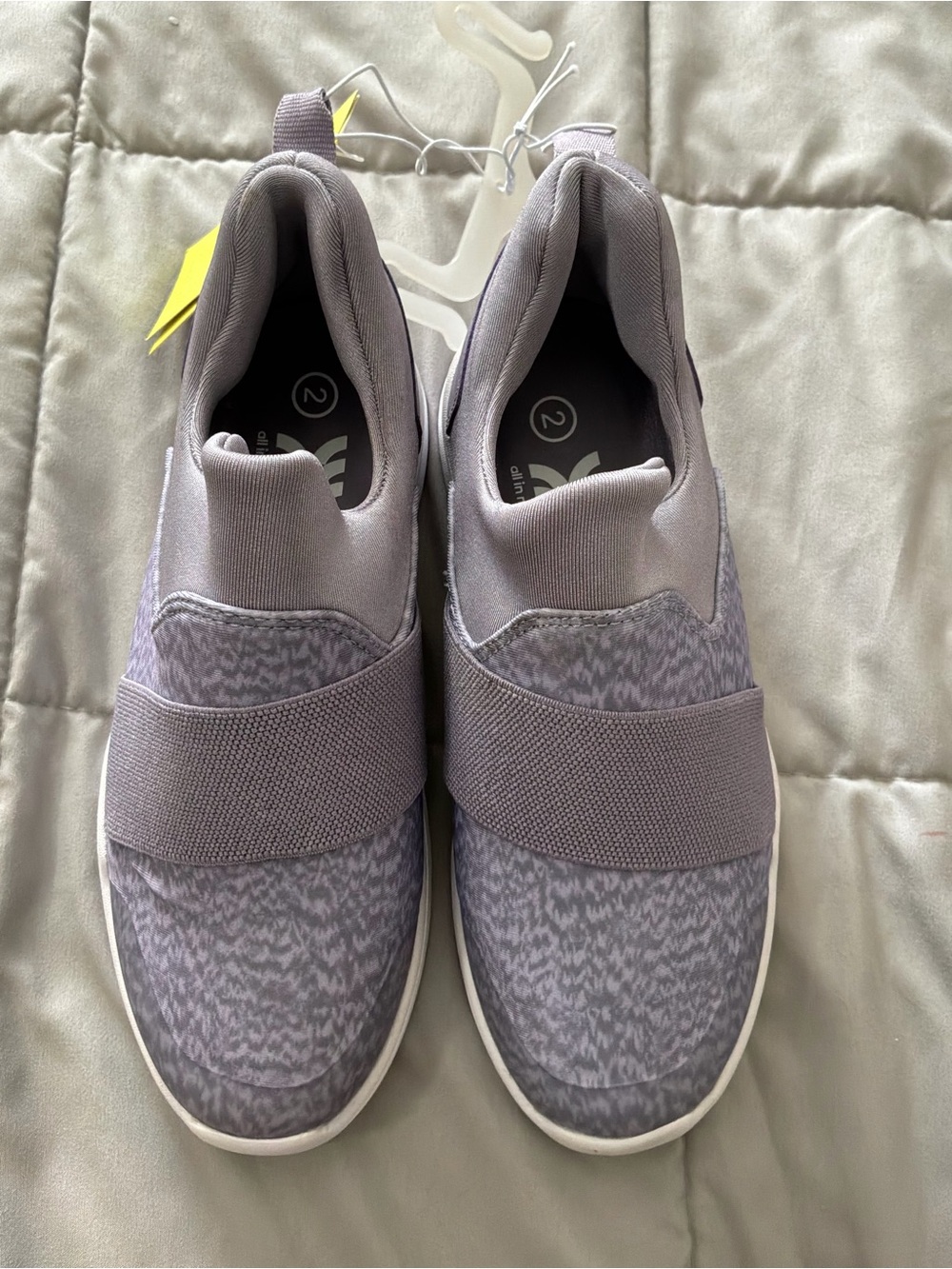 all in motion Lavender Purple Slip-On Kids Sneakers - Picture 2 of 5